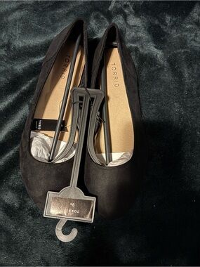 torrid Black Suede-Look Ballet Flats